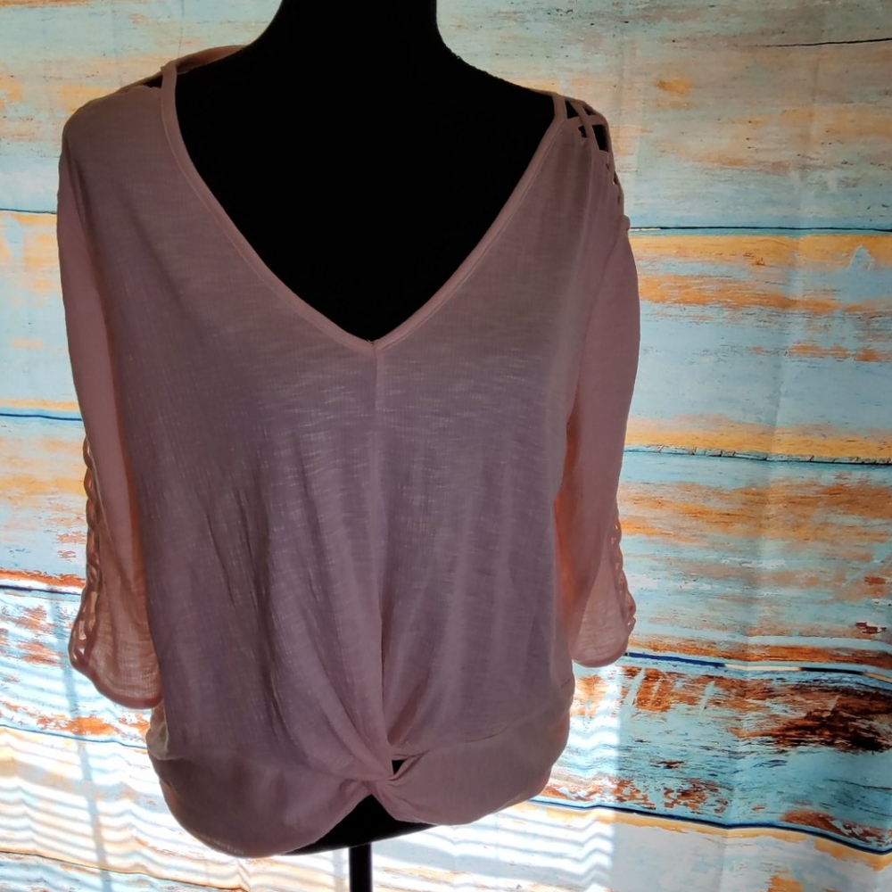 Ladies peach blouse